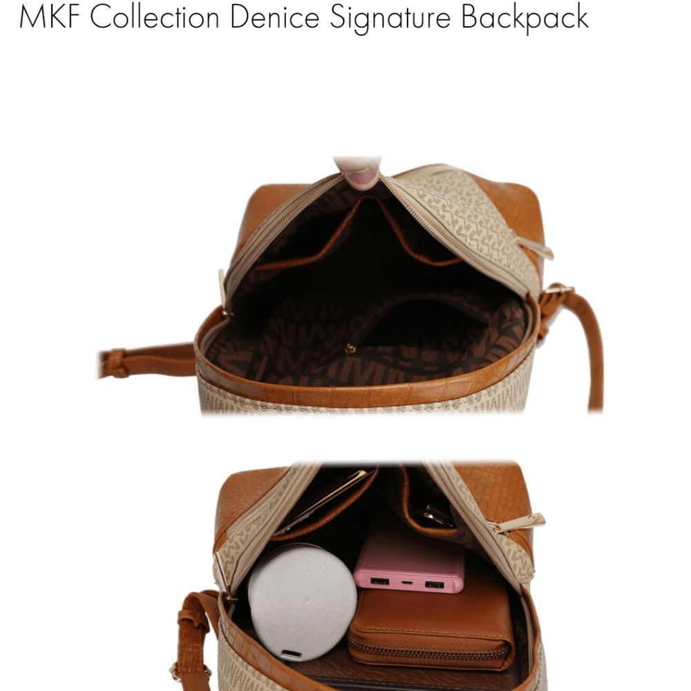 MKF Collection Denice Signature Backpack - Picture 4 of 6
